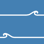 Ocean wave print design.