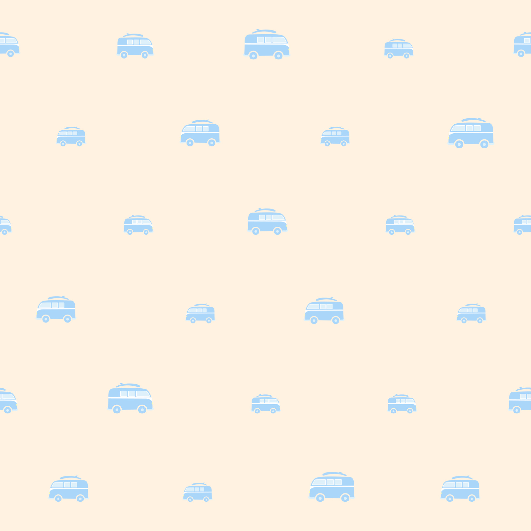 Vw Bus Patterns Little VW Pajamas – Little SoCal