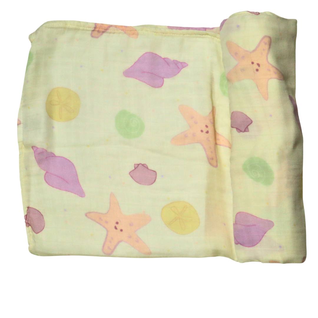 Little SeaShell Swaddle Blanket